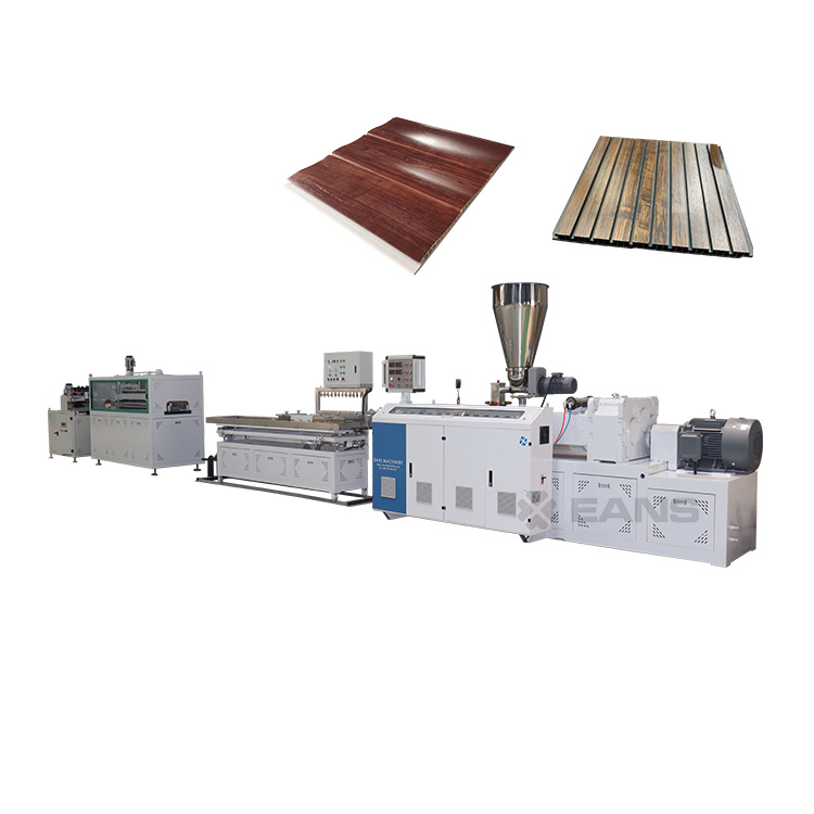 Ligne de production de panneaux muraux en PVC 