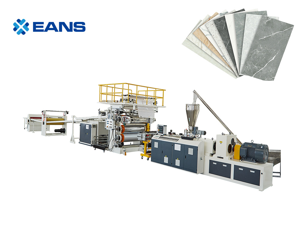 Machine de fabrication de feuilles de marbre en PVC (2)