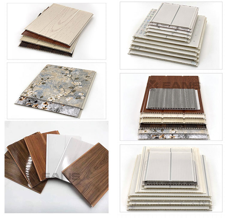 Machine de fabrication de panneaux muraux en PVC