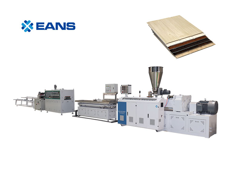 Ligne de production de panneaux muraux en PVC