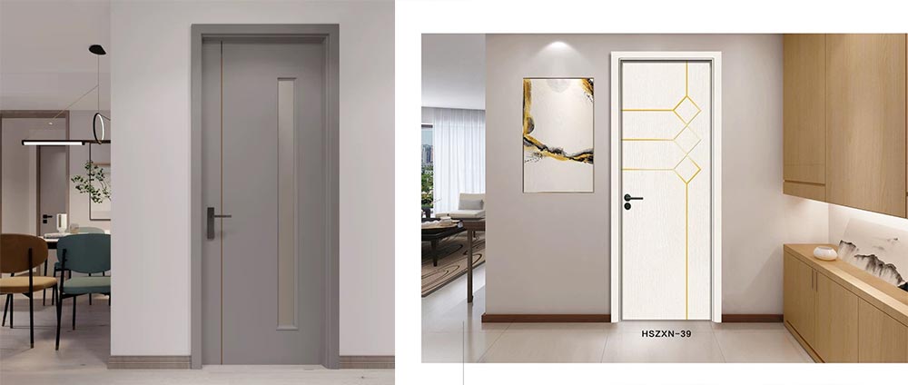 porte WPC faisant la machine