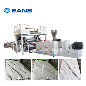 Feuille de panneau mural en plastique PVC imitation marbre UV faisant la machine