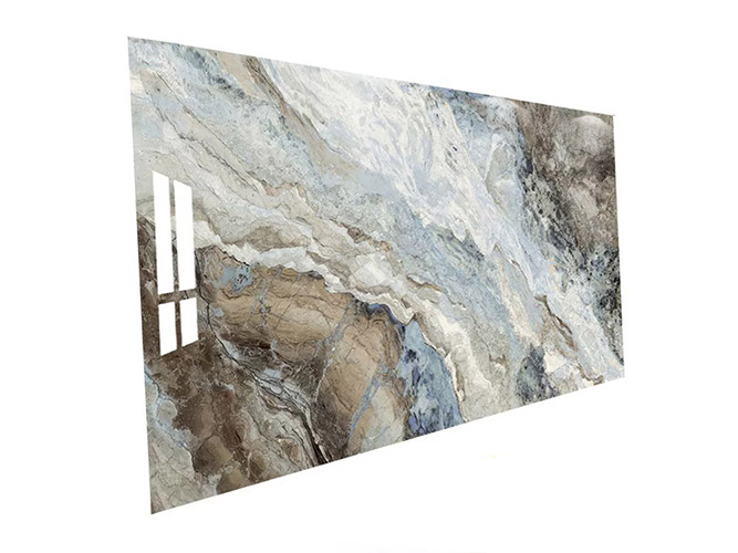 Ligne de rev&ecirc;tement de feuilles de marbre PVC