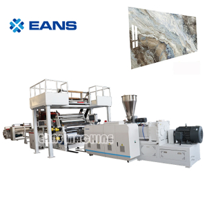 Feuille de panneau mural en marbre PVC gaufré faisant la machine