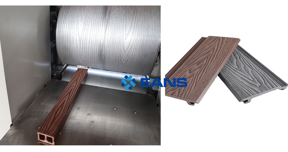 machine &agrave; gaufrer le grain du bois