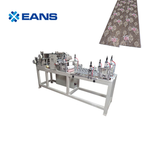 Machine d'estampage et de stratification à chaud de panneau mural de plafond en PVC en ligne