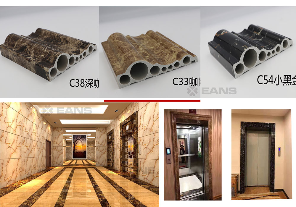 Feuille de marbre artificiel en PVC