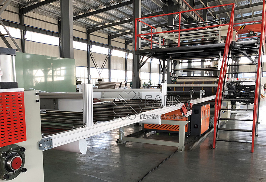 Machine de fabrication de feuilles de marbre UV